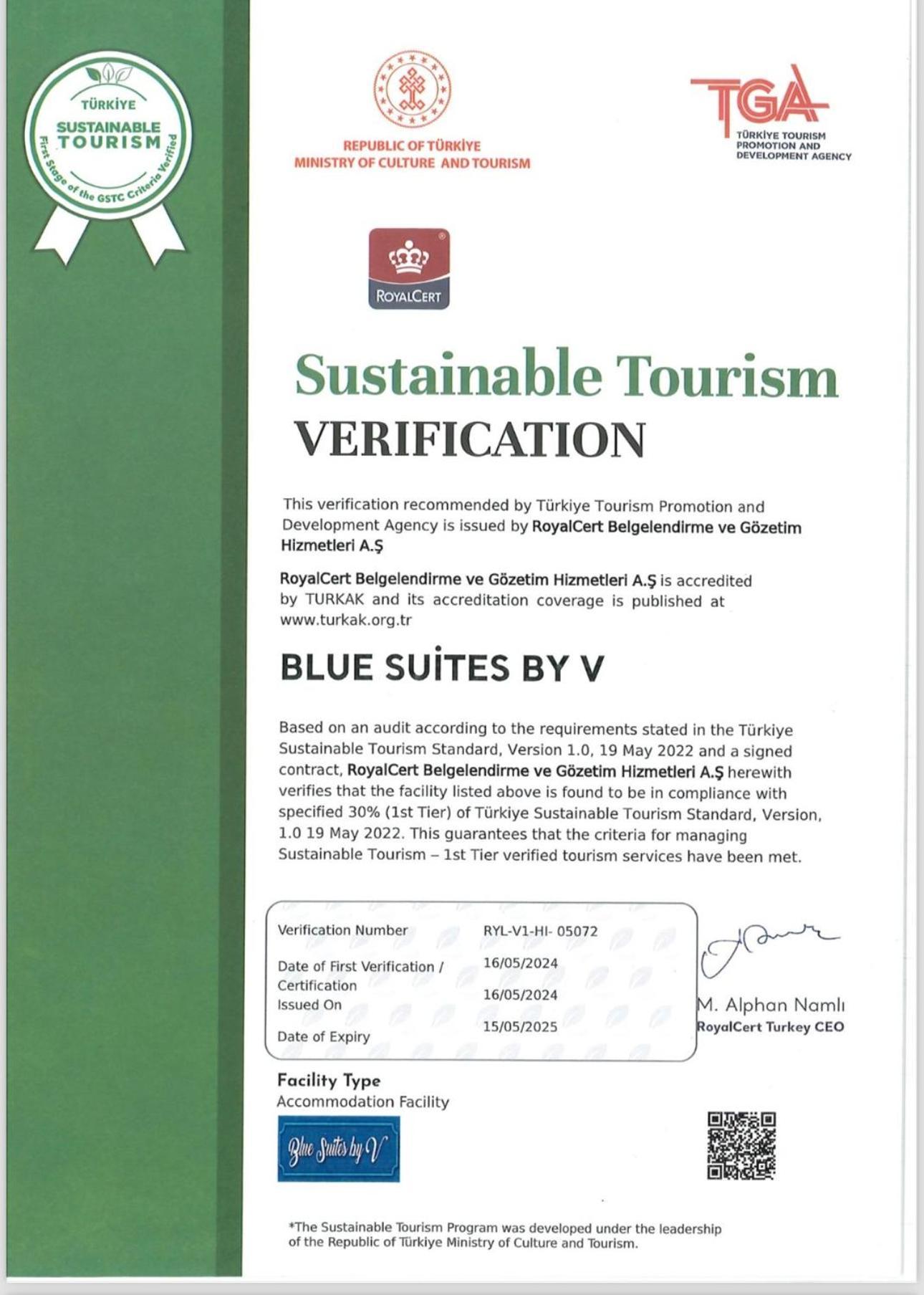 Blue Suites By V Istanbul Luaran gambar